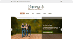 Desktop Screenshot of heritagehardwoodfloors.net